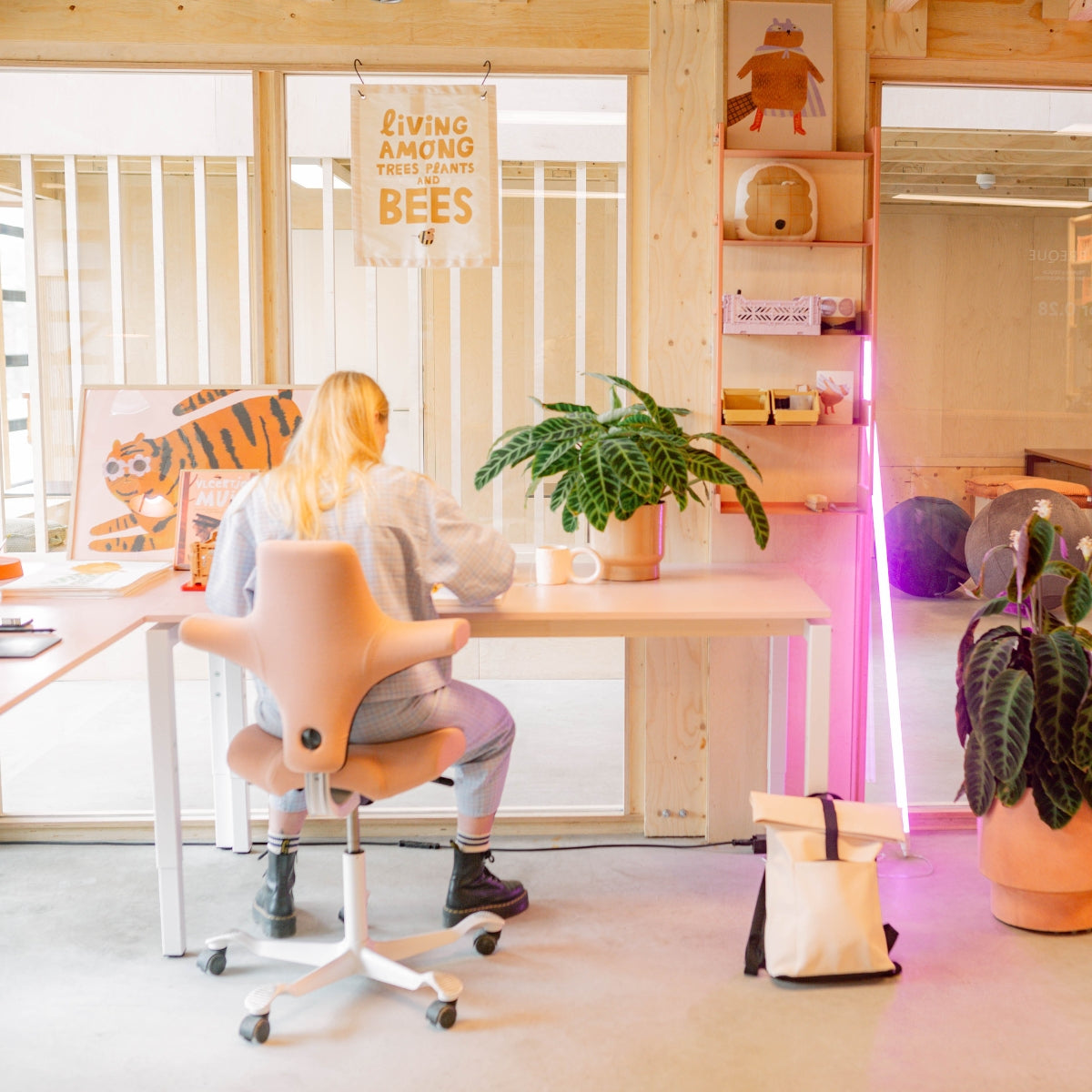 Living Among Trees, Plants and Bees Banner