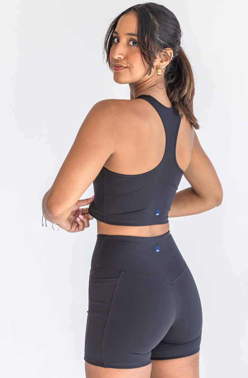 Eco Bike Shorts with Pockets