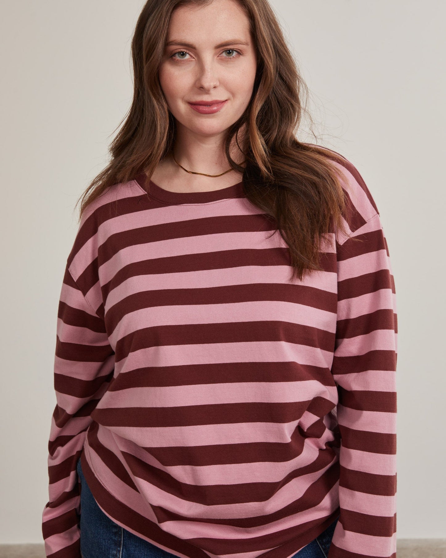 Organic Slouchy Long-Sleeve Tee
