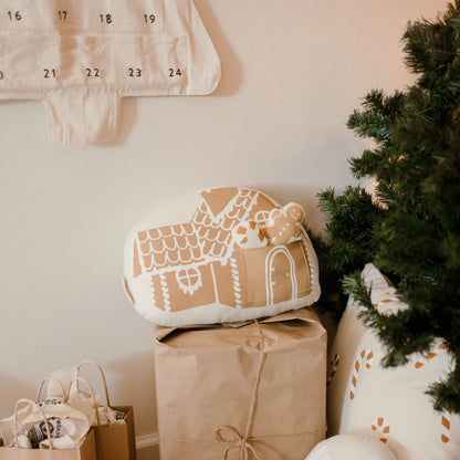 Gingerbread House Pillow