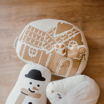 Gingerbread House Pillow