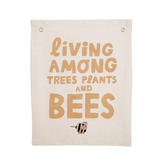 Living Among Trees, Plants and Bees Banner