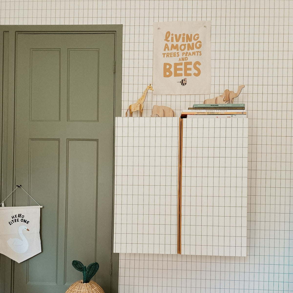 Living Among Trees, Plants and Bees Banner