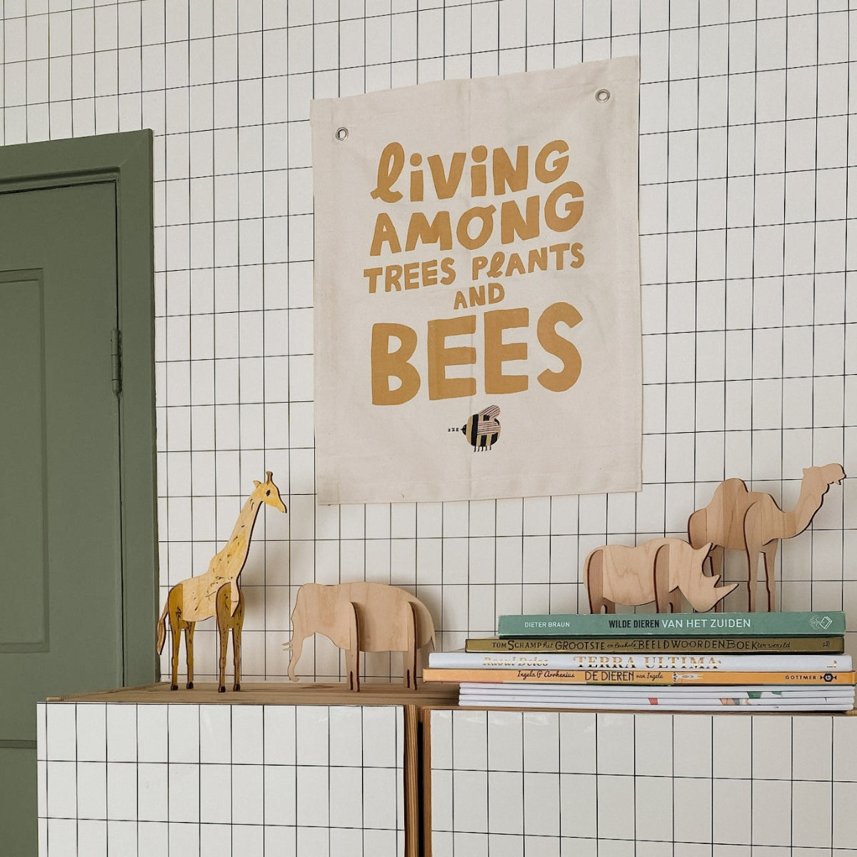 Living Among Trees, Plants and Bees Banner