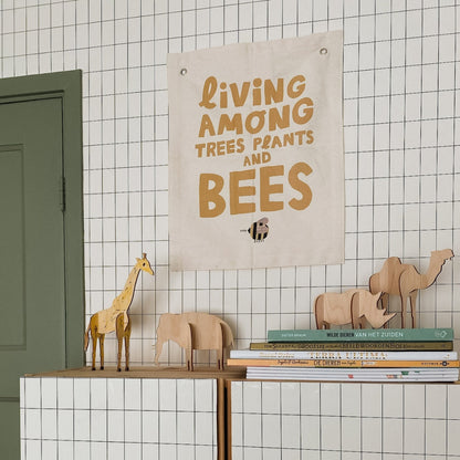 Living Among Trees, Plants and Bees Banner