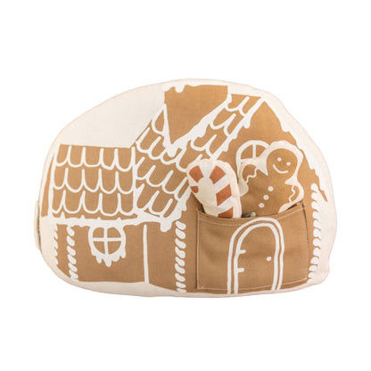 Gingerbread House Pillow