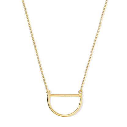 Golden Half Moon Necklace