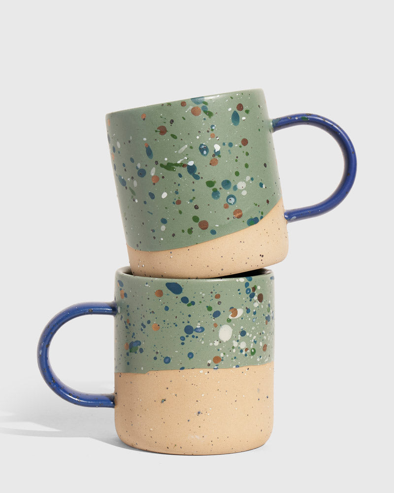 8 oz. Stoneware Mug Set