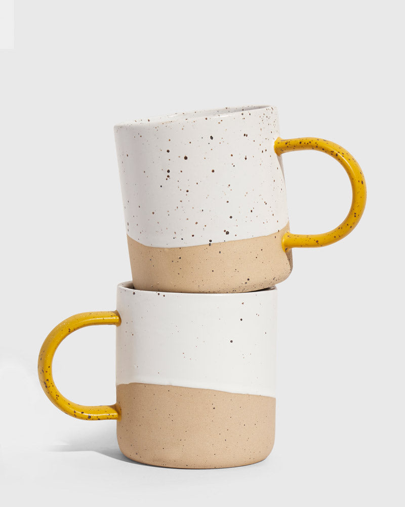 8 oz. Stoneware Mug Set